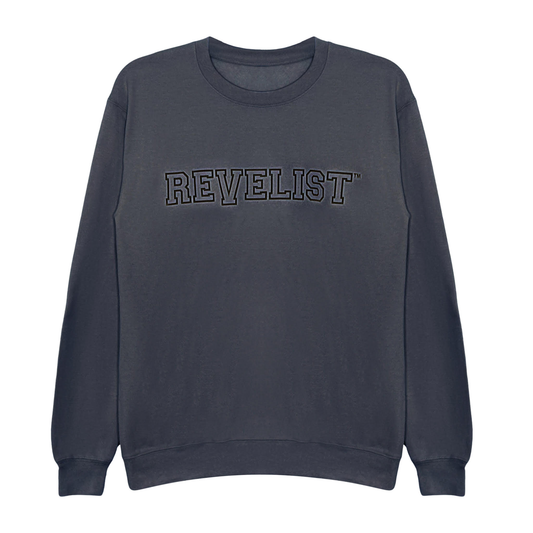 The REVELIST™ Varsity Crew Dark Gray